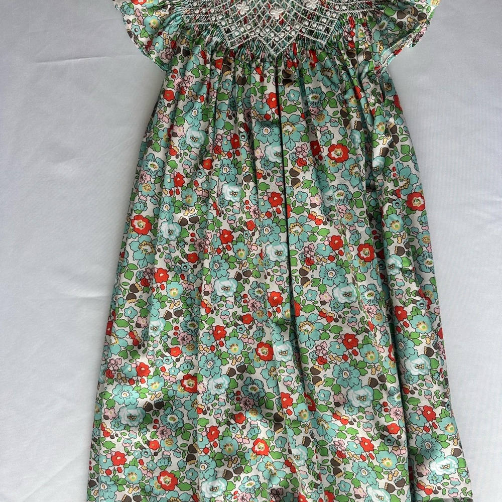 Floral Kids Casual Dress - Multicolor